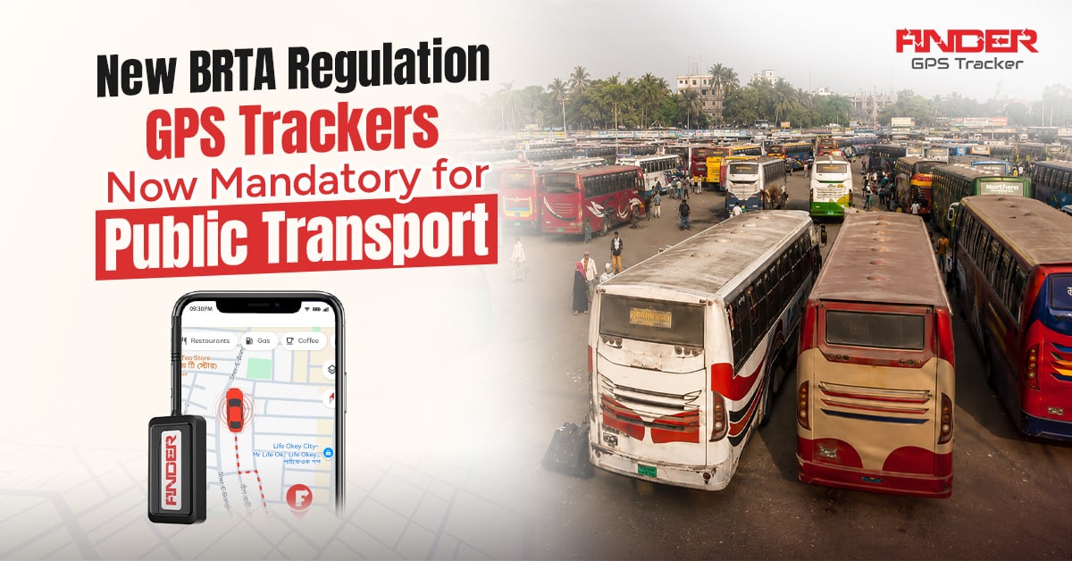 Finder GPS Tracking System for public transport vehicles and fleet management.